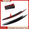 Auto Scheinwerfer Scheinwerfer Augenbrauen Augenlider Aufkleber Trim Abdeckung für Volkswagen VW Golf 6 MK6 VI GTI GTR GTD 2008 - 2013