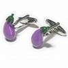 Cufflinks Eggplant Motif Cufflinks Cf2168 [Kamakura Workshop]