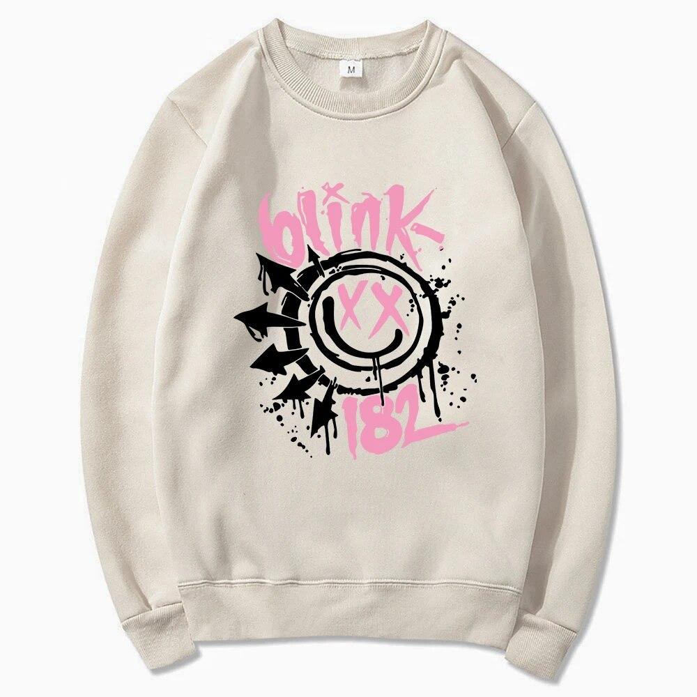 Blink 182 Hoodie Damen/Herren Ästhetische Harajuku Grafik Hoodies Unisex Herbst Winter Casual Vintage Pullover Sweatshirts Kleidung Unisex