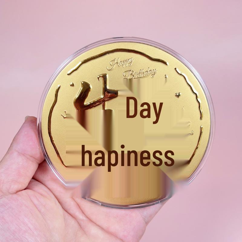 Золотой торт 999 пробы Золото Подарок на день рождения принцессы - Лучший выбор для роскошного празднования