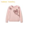 BalaOne Girls' Embroidered Bow-Knit Pullover Sweater