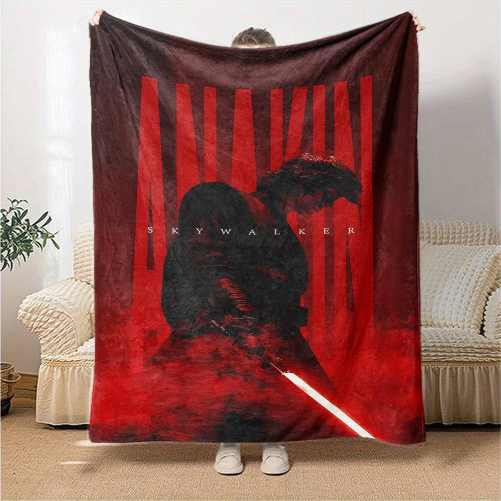 Star Wars Blanket Soft Cozy Great for Sofa Seaside Office Chair Four Seasons Universal Digital Print Ideal Gift For Birthday Valentine'S Day