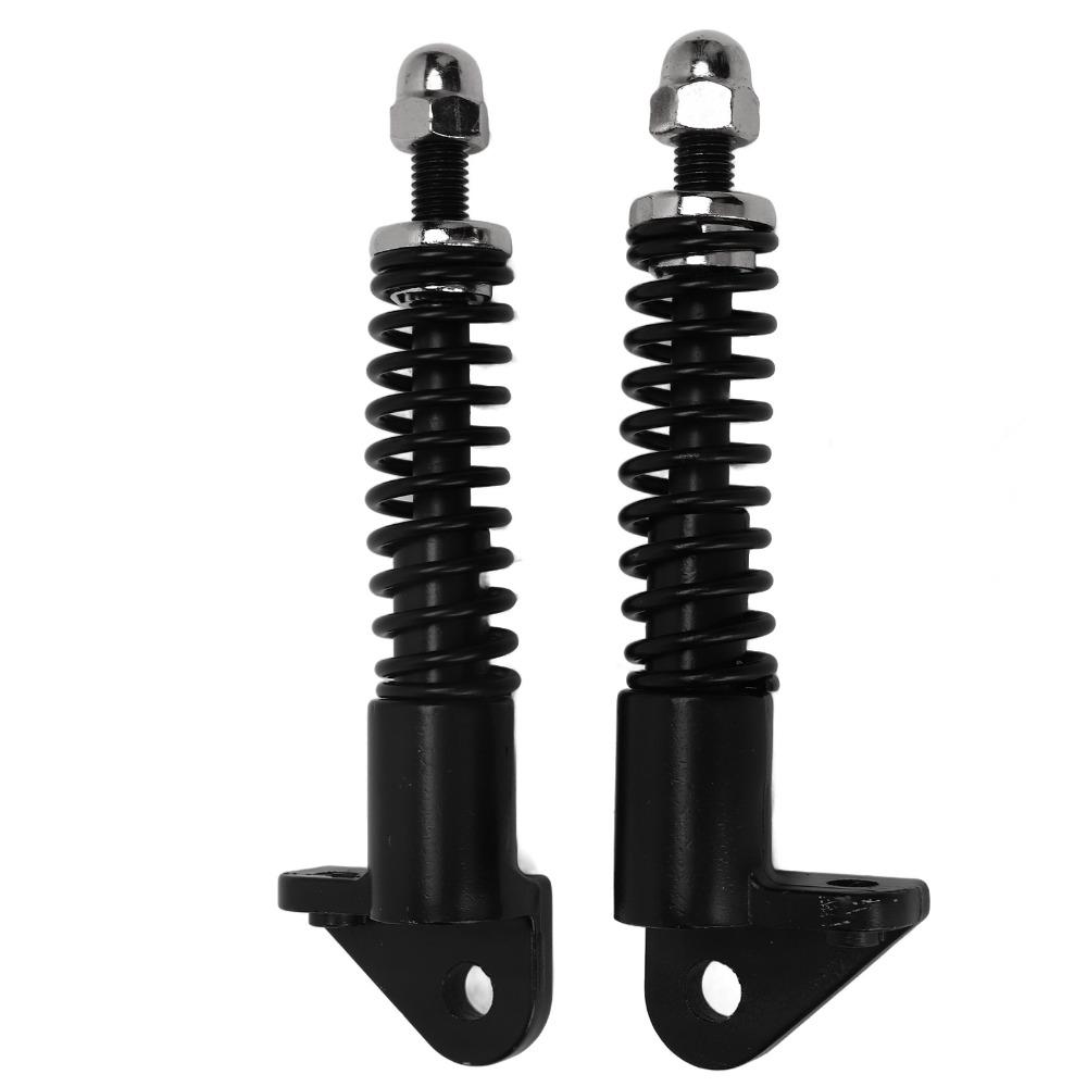 1 Pair Black Hydraulic Spring Shock Absorber Aluminum Hydraulic Front Shock Absorber Electric Bike