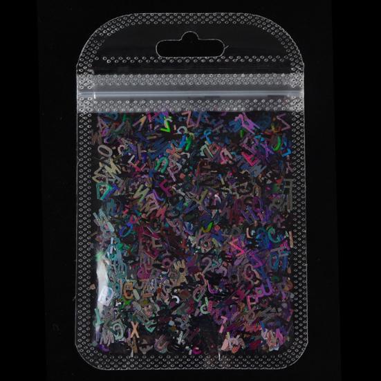 Pailletten glitzern in mehreren Farben, hitzebeständig