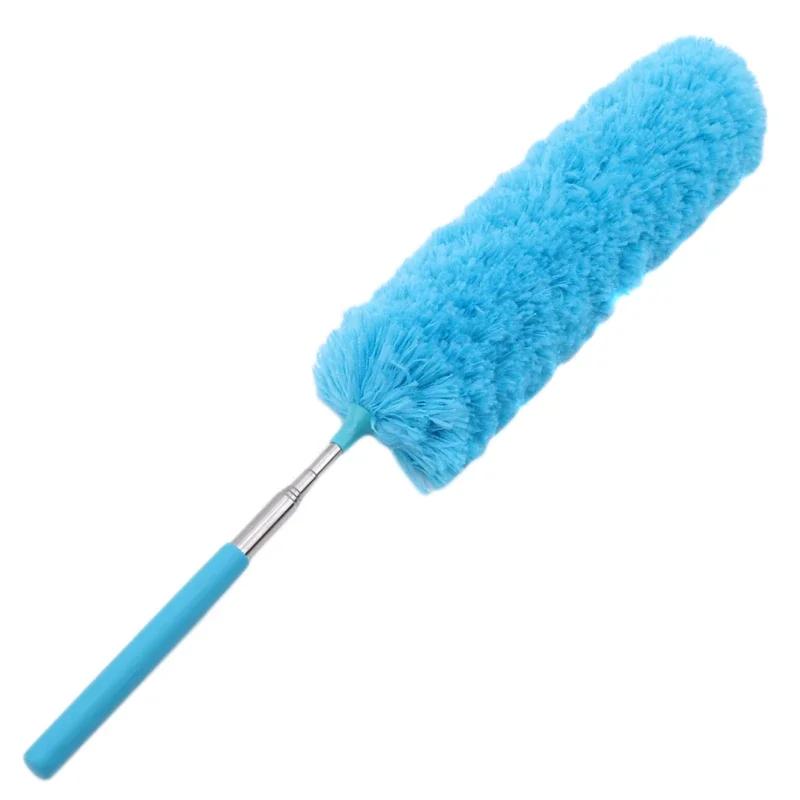 Extendable Microfiber Duster Brush for Home Car Furniture Cleaning Anti Dusting Handheld Dust Removal Tool with Feather Design