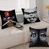 Horror Chucky Dziecięca Zabawa Poszewki na Poduszki Kreskówka Sofa Dekoracyjne Dom Dwustronny Druk Krótki Plusz Urocza Poduszka