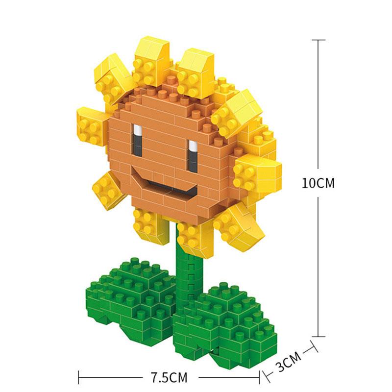Vs Plants Zombies Parentchild Interactive Boxed Educational Building Toy Block