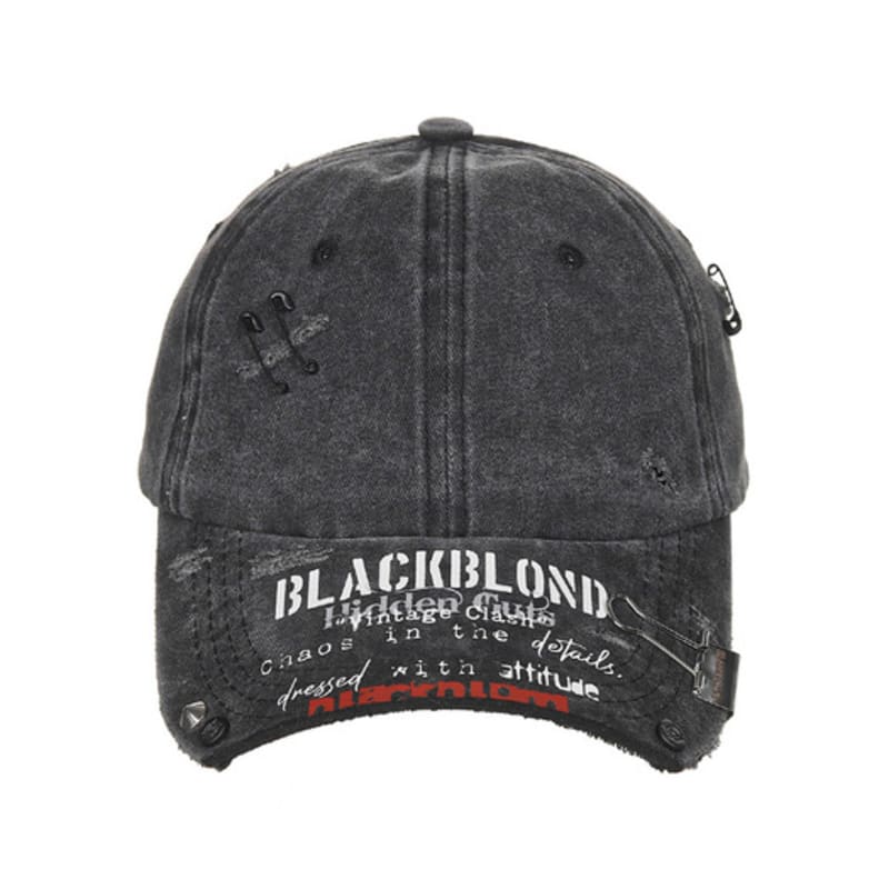 BLACKBLOND BBD Ripped Custom Vintage Clash Pigment Cap (Charcoal)