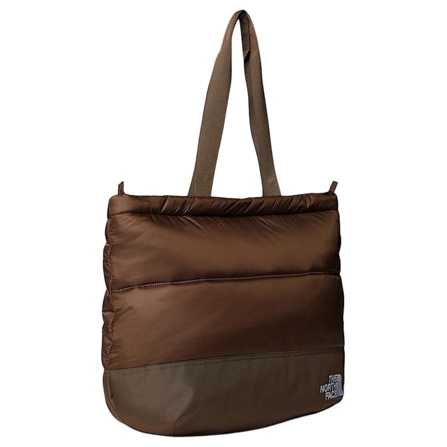 

The North Face Nuptse 21L Logo Tote Bag Unisex Tote Bags Recycled-Nylon Smoky-Brown NF0A81BU1OI Smoke Brown