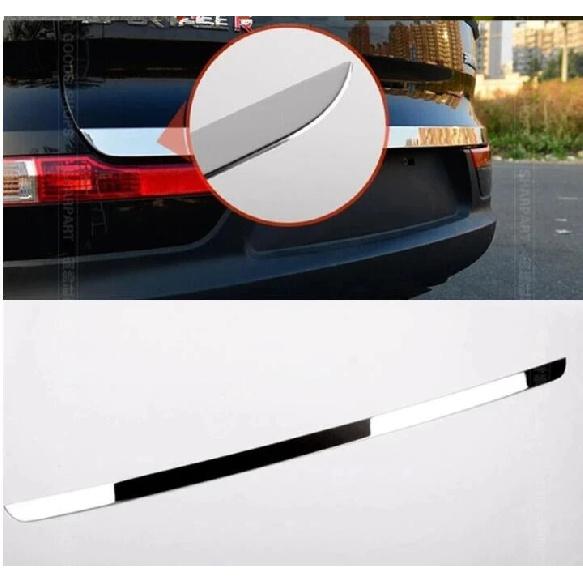 For KIA SPORTAGER R 2011 2012 2013 2014 2015 Stainless Steel Rear Door Trunk Lid Tailgate Strips Trims Car Styling Accessories