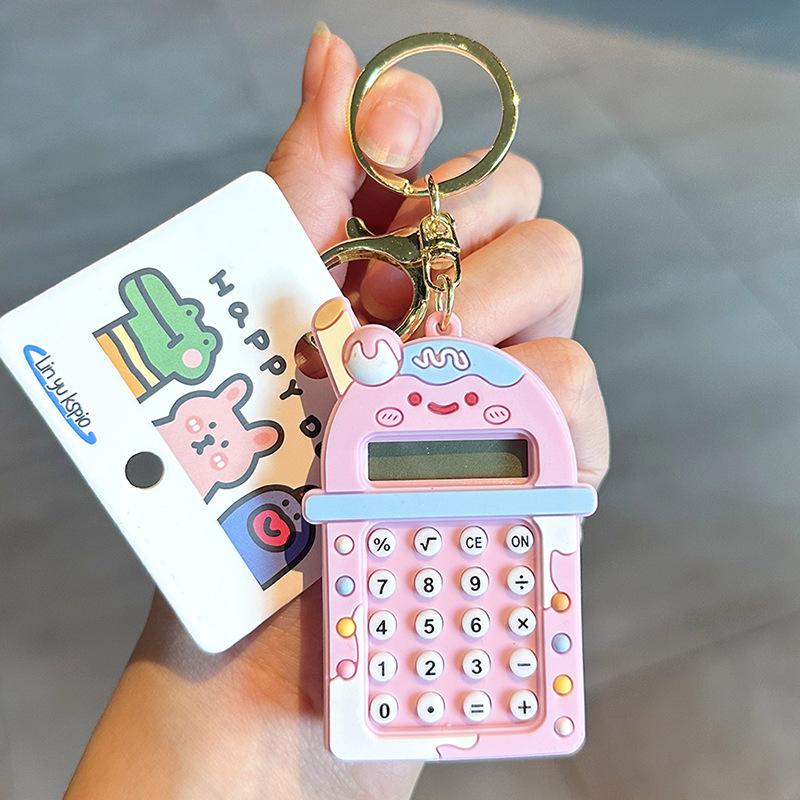 Cartoon Computer Keychain, Multi-Functional Creative Pendant, Cute And Exquisite Schoolbag Pendant, Student Keyring, Men And Women