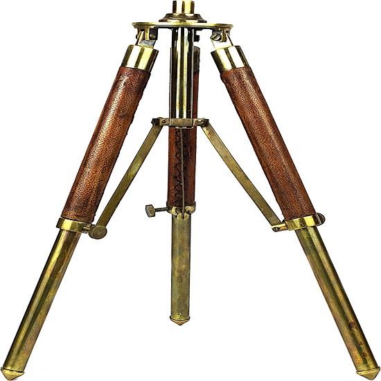 Table Décor Telescope – Functional Marine Instrument, Brass Finish,  Collectible Gift Item