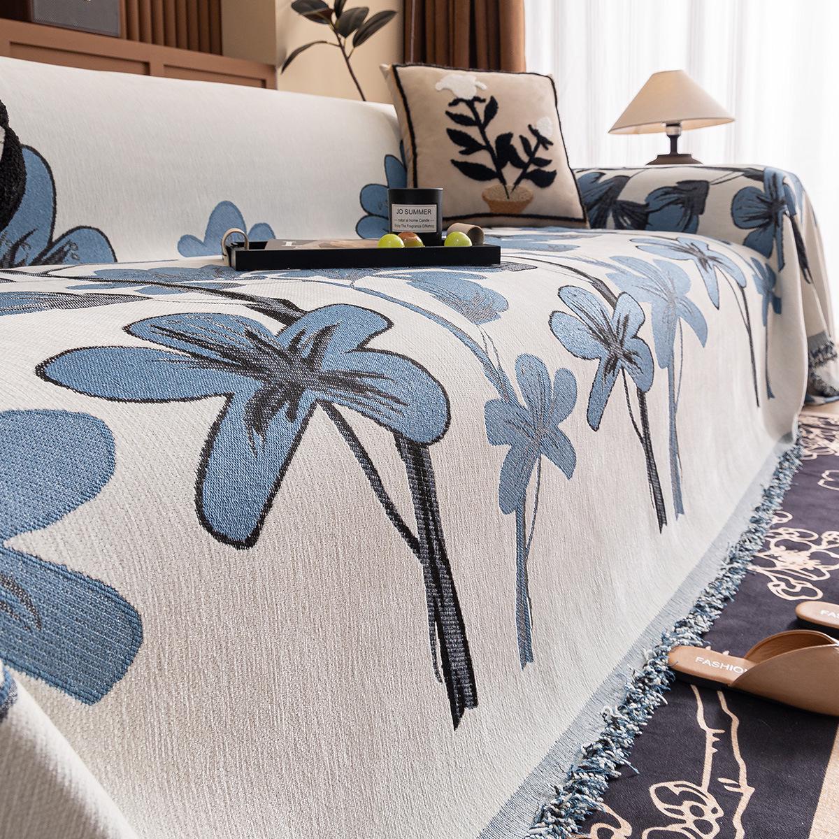 

Элегантный шениловый чехол на диван против царапин - Защита круглый год 180*230cm Single Piece