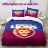 Voetbal Logo Patroon Beddengoed Dekbed Set Dekbedovertrek Kussensloop Huisdecoratie Verjaardagscadeau (1*dekbedovertrek+ 2*kussensloop, zonder vulling)