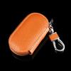 Leather Car Key Bag 4 Colors Waterproof Remote Key Wallets Universal Zipper Key Protective Case Portable Coin Purse Auto Parts