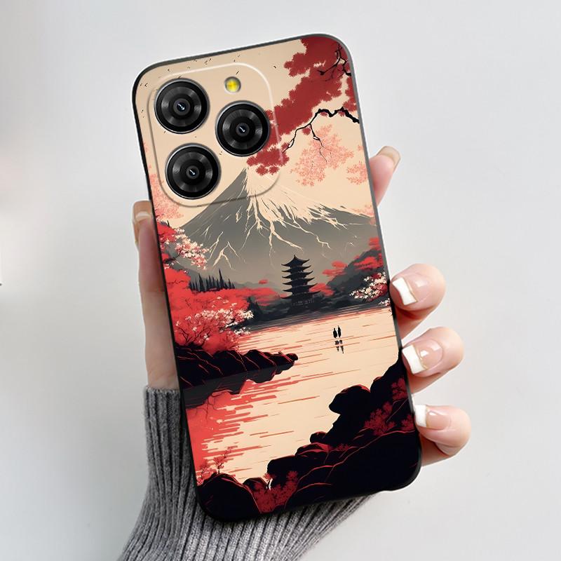 For Blackview Shark 9 5G Case Cute Funny Love Heart Rabbit Soft Silicone Protective Back Cover For Black View Shark 9 Phone Case