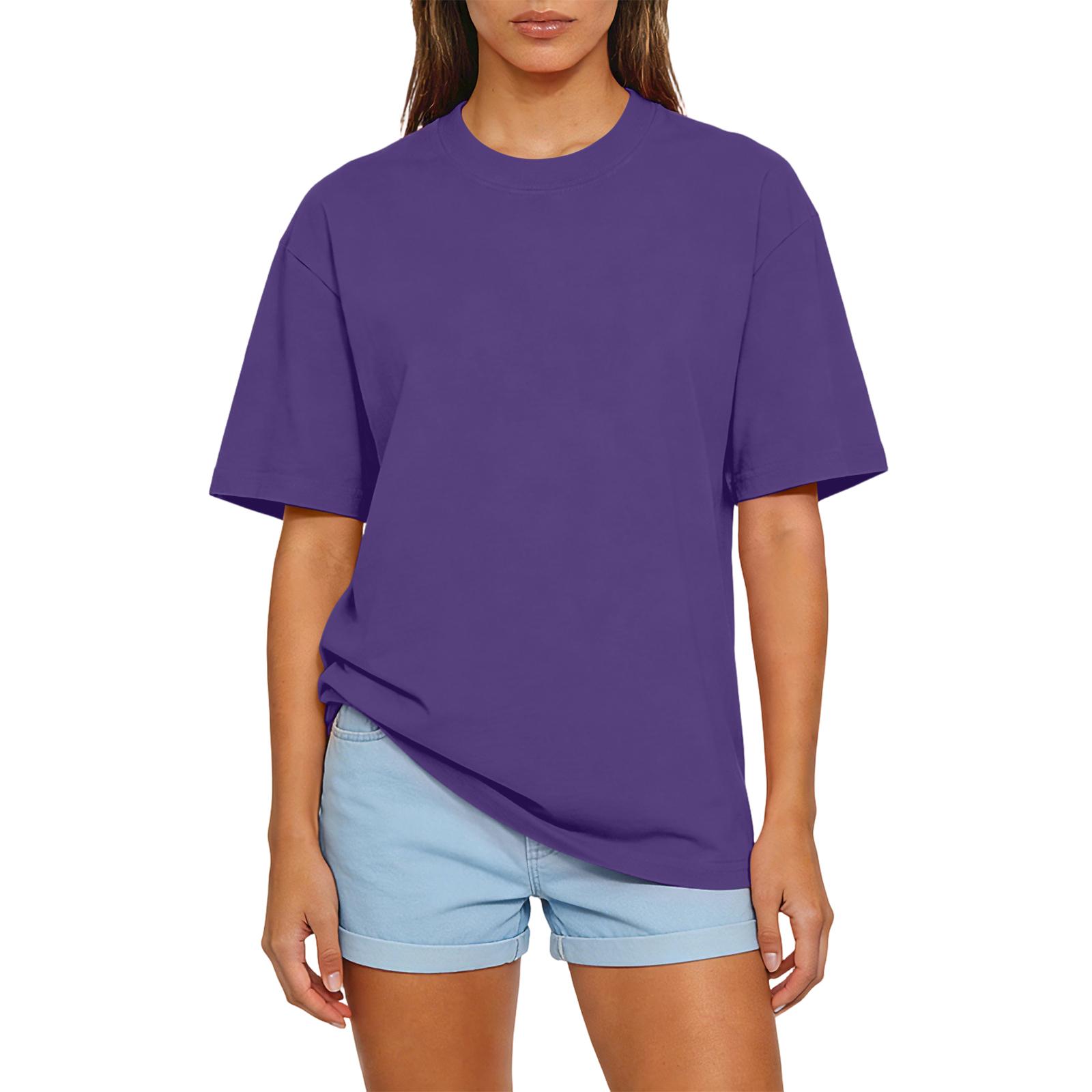 

Unisex Color Casual Fashion Top Short Sleeved T-shirt XL
