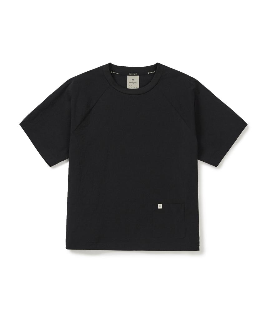 SNOWPEAK APPAREL Root Women'S Pocket Short Sleeve T-Shirt (S26Mwrts61) Black