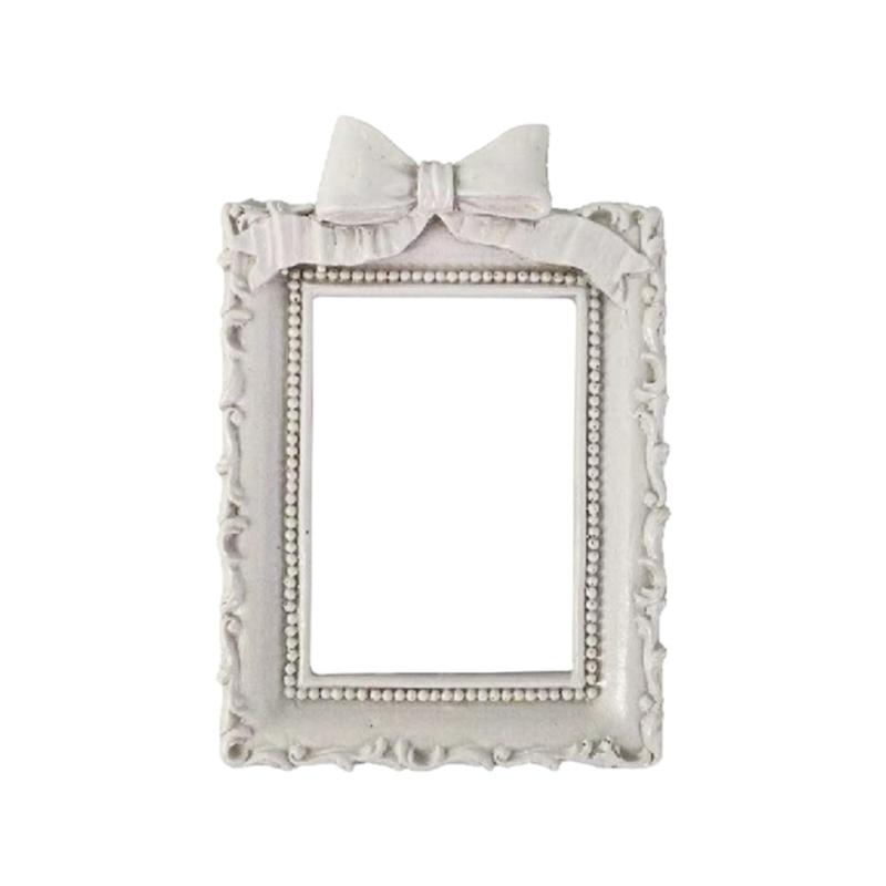 

Hand Paint Resin Wall Mounted Photo Frame Creative Decorations Round Gothic Pictures Frame For Modern Interior белый