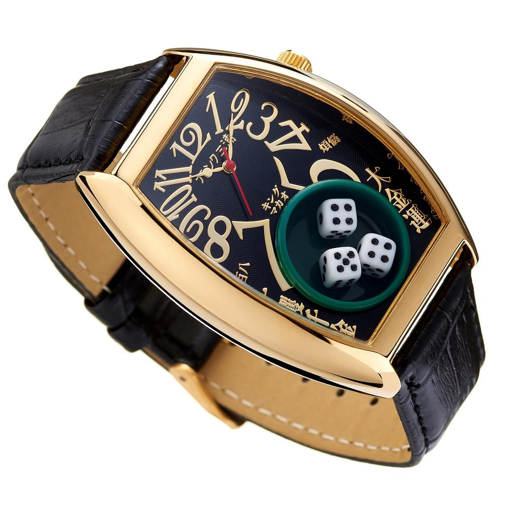 Frank Miura Macau Gambling Limited Edition Dice Watch, Design, Black, Men's