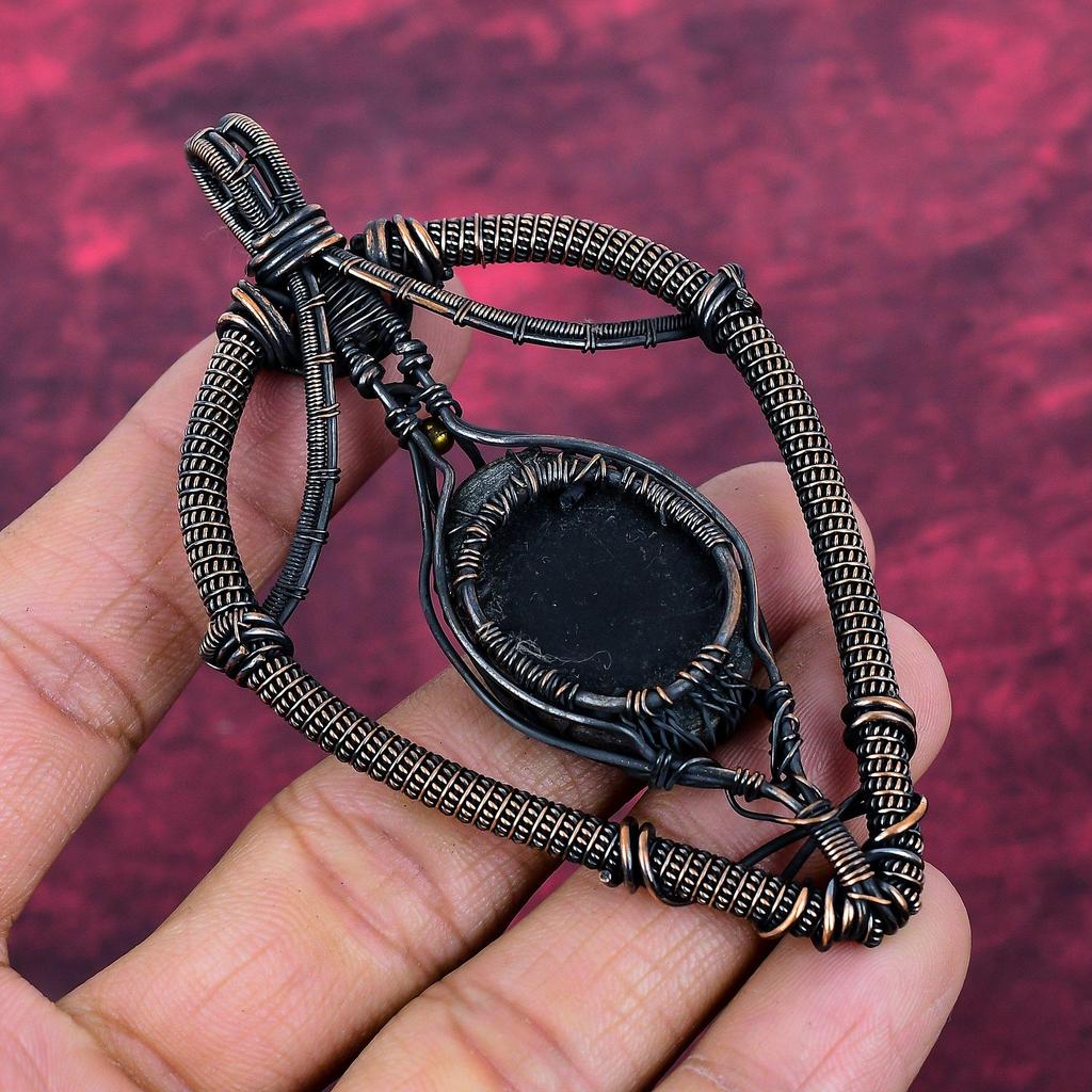 Tree Of Life Abalone Shell Pendant Copper Wire Wrapped Gemstone Jewelry Moonstone Rainbow Pendant