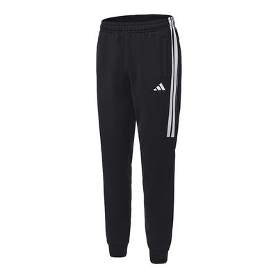 Boxing Logo Side Stripe Elastic Retro Cuffed Knit Sports Pants Unisex Bottoms Black TR30P1R1BX-BW