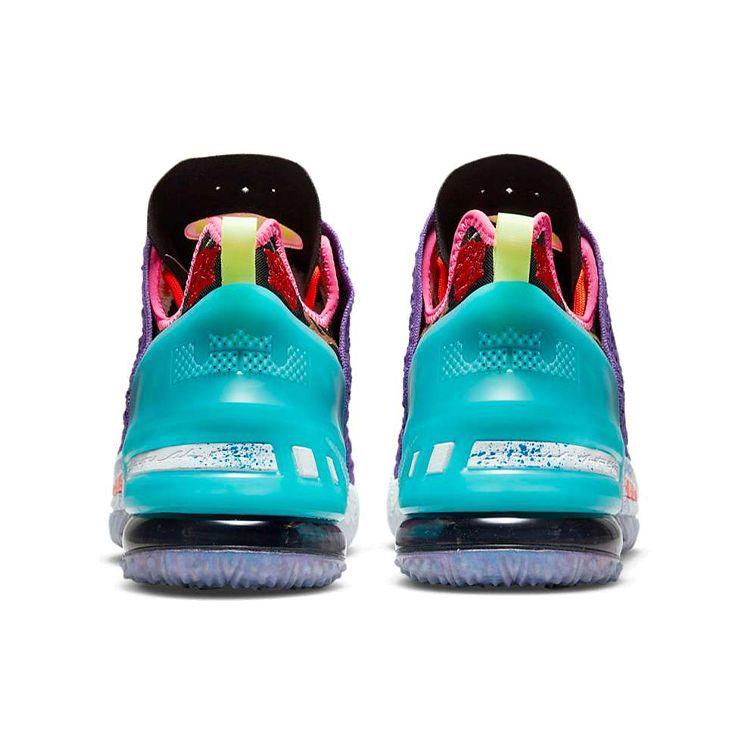 Nike LeBron 18 Best Of 1018 Men Sneakers Purple Psychic-Purple Multi-Colour DM2813-500
