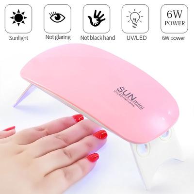 Nail Dryer Auto Sensor Portable LED Light For Drying Low SUN Mini Nail Dryer UV Gel Polish Curing LED Lamp Portable