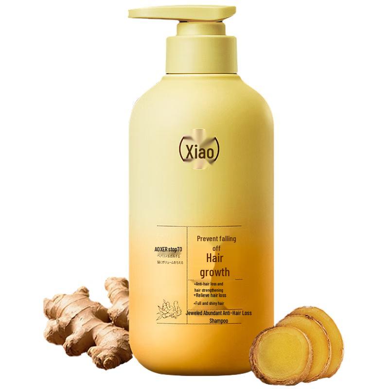 

RUYI Шампунь против выпадения волос с имбирем и листьями кипариса 500 г