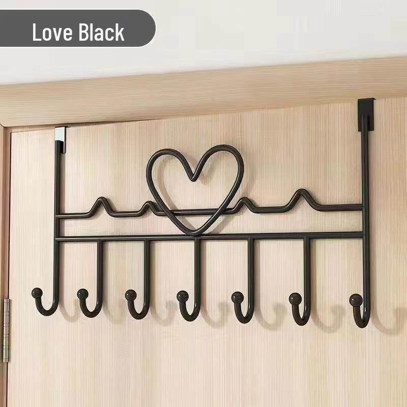 Katze & Wolke Herzförmiger Spurloser Über-Tür-Hakenständer