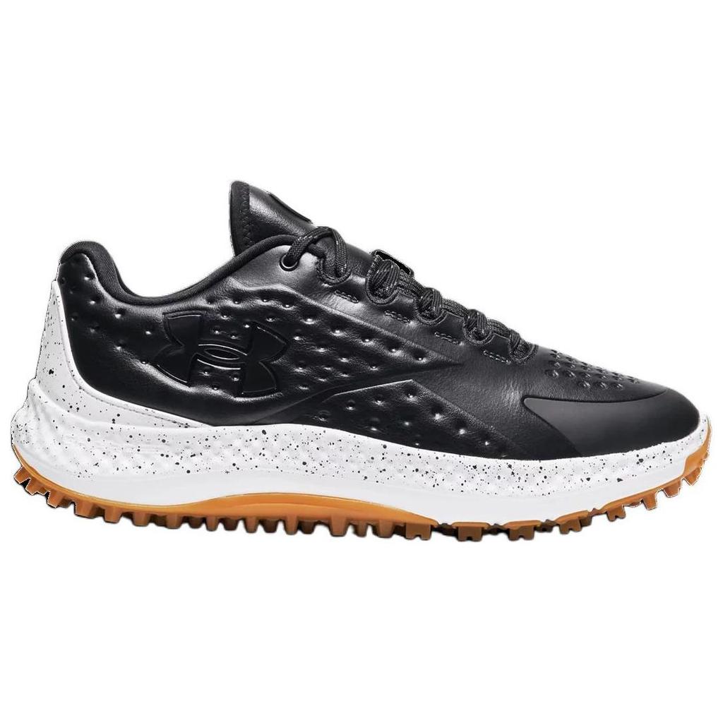 Under Armour Curry 1 Golf Black Castlerock Gum Men Sneakers 3027378-001