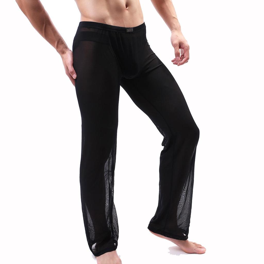 Men's See-Through Mesh Pajama Pants E667
