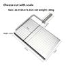 Stainless Steel Cheese Slicer with Scale Kitchen Butter Knife for Home Cheese Slicer Ham Cheese Slicer