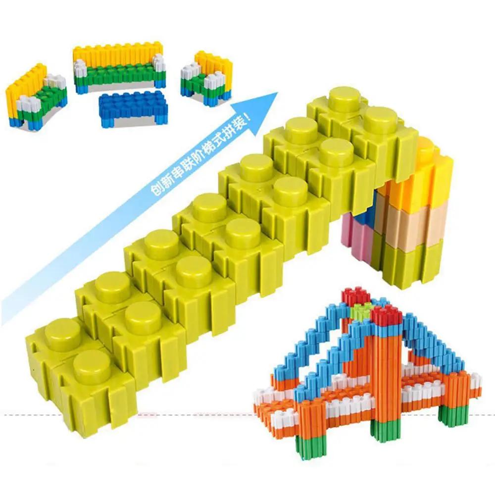 Ungiftige 2400 Stück 8*8 mm Diamant-Bausteine 24 Farben 100 Stück/Beutel DIY 3D Kleiner Stein Für Kinder Pädagogisches Spielzeug Kindergeschenke