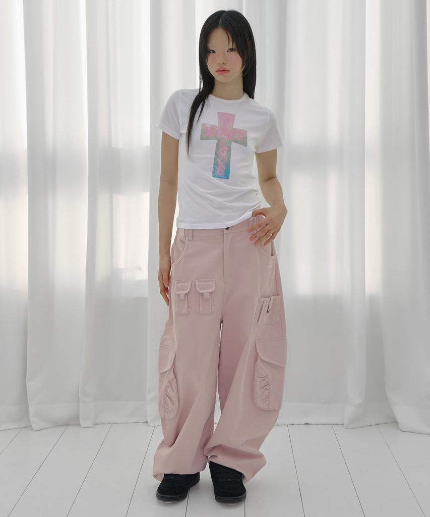 FANCY CLUB Pros Glossy Tee (White) F26Qb059