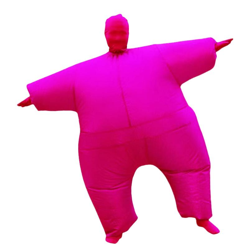 Cosplay Halloween Party Costume Fat Ninja Sumo Costume With Inflatable White Salmon Image