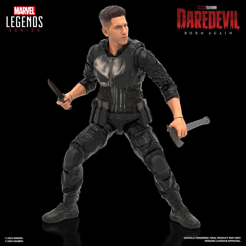 Marvel Legends Series Born Again Punisher Collectible Action Figure Daredevil 6-Inch