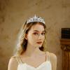 Luxury Water Drop Crystal Tiara Sparkling Bride Headdress Rhinestone Queen Crown  for Women Girls
