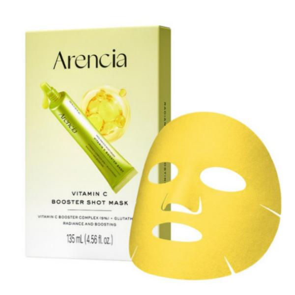 arencia Vitamin C Booster Shot Mask 27ml × 5 Sheets
