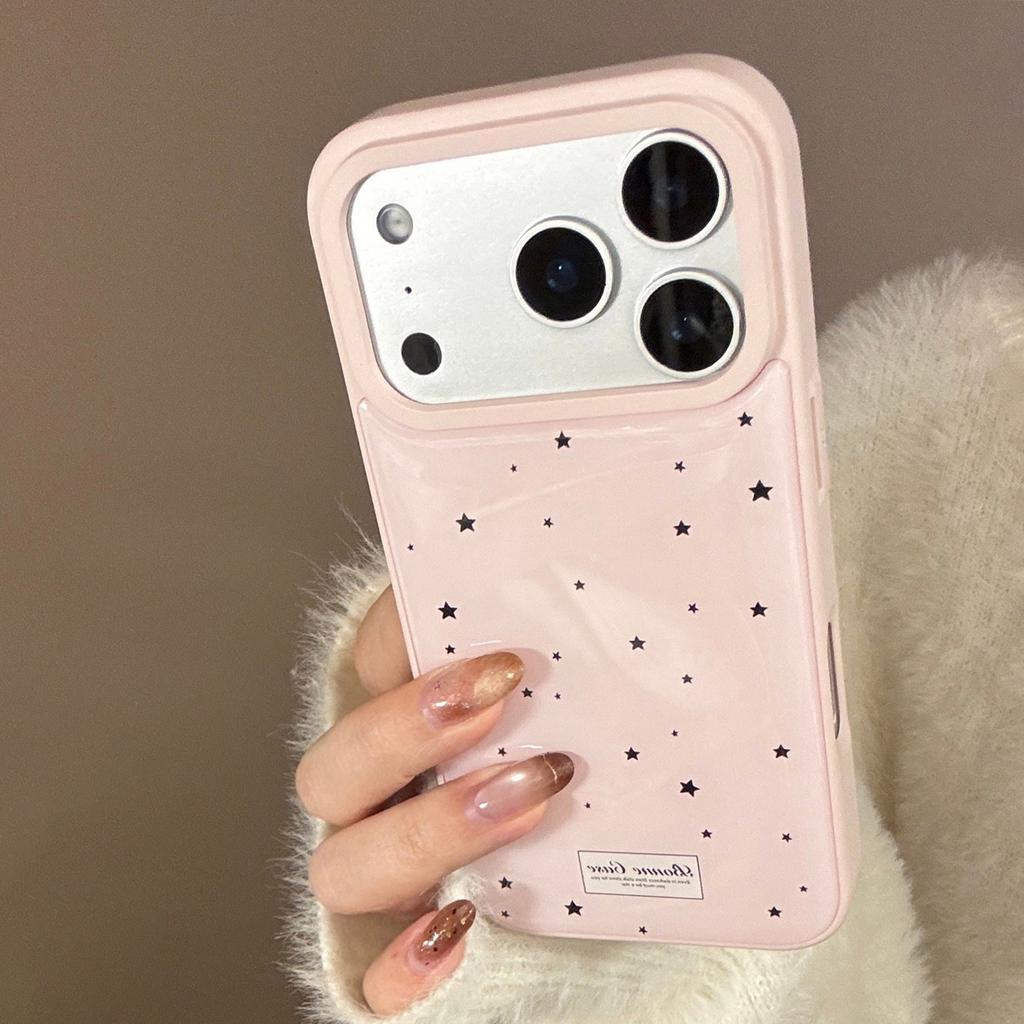 Black Star Foundation Apple 17 Pro Max Phone Case 15 Suitable for iPhone 16 Gentle Korean Style 13 Epoxy Huawei