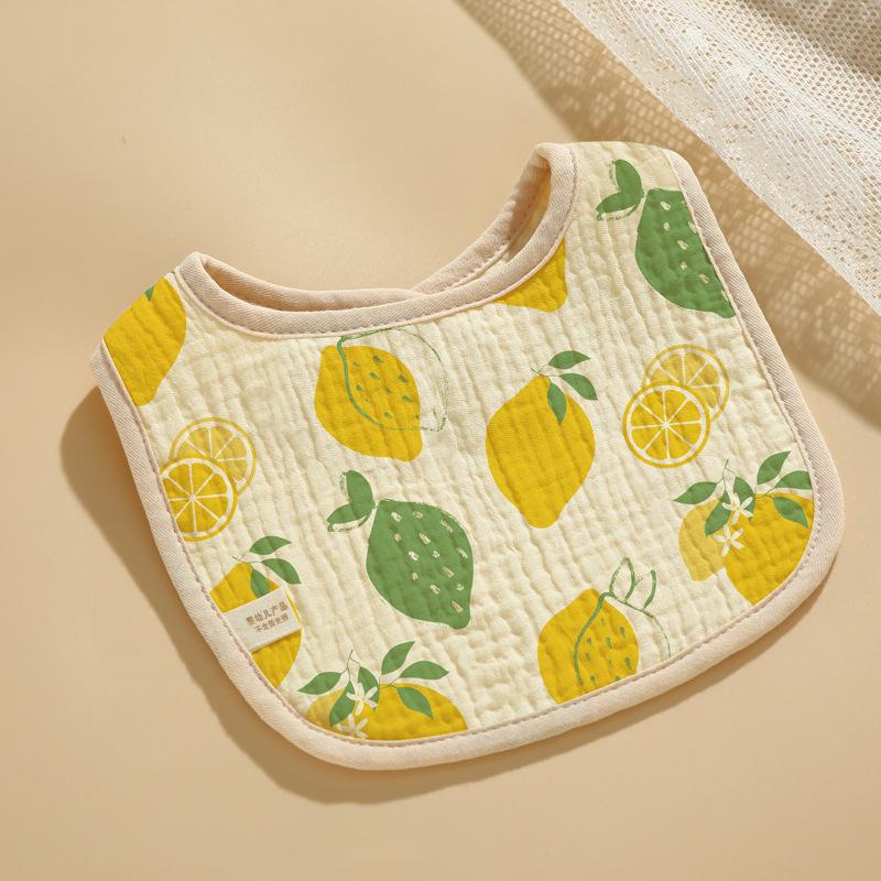 Baby Cotton Bib & Scarf Set - Infant Triangle Design