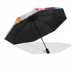 1pc Christmas Charmander Pokémon Umbrella - Auto Open Close, Portable 3-Fold Design, 8-Bone Iron Frame, Outdoor, Perfect Gift for Fans, Travelers, Dai