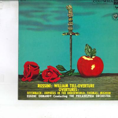 10inch Record ROSSINI, OFFENBACH, THOMAS, ORMANDY - William Tell-overture / Orpheus In  ZL71 COLUMBIA Japan Classical Used