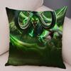 WOW Illidan Cushion Cover Decor Hot Game Hero Printed Pillow Covers for Sofa Home Pillow Case Super Soft Short Plush Pillowcase