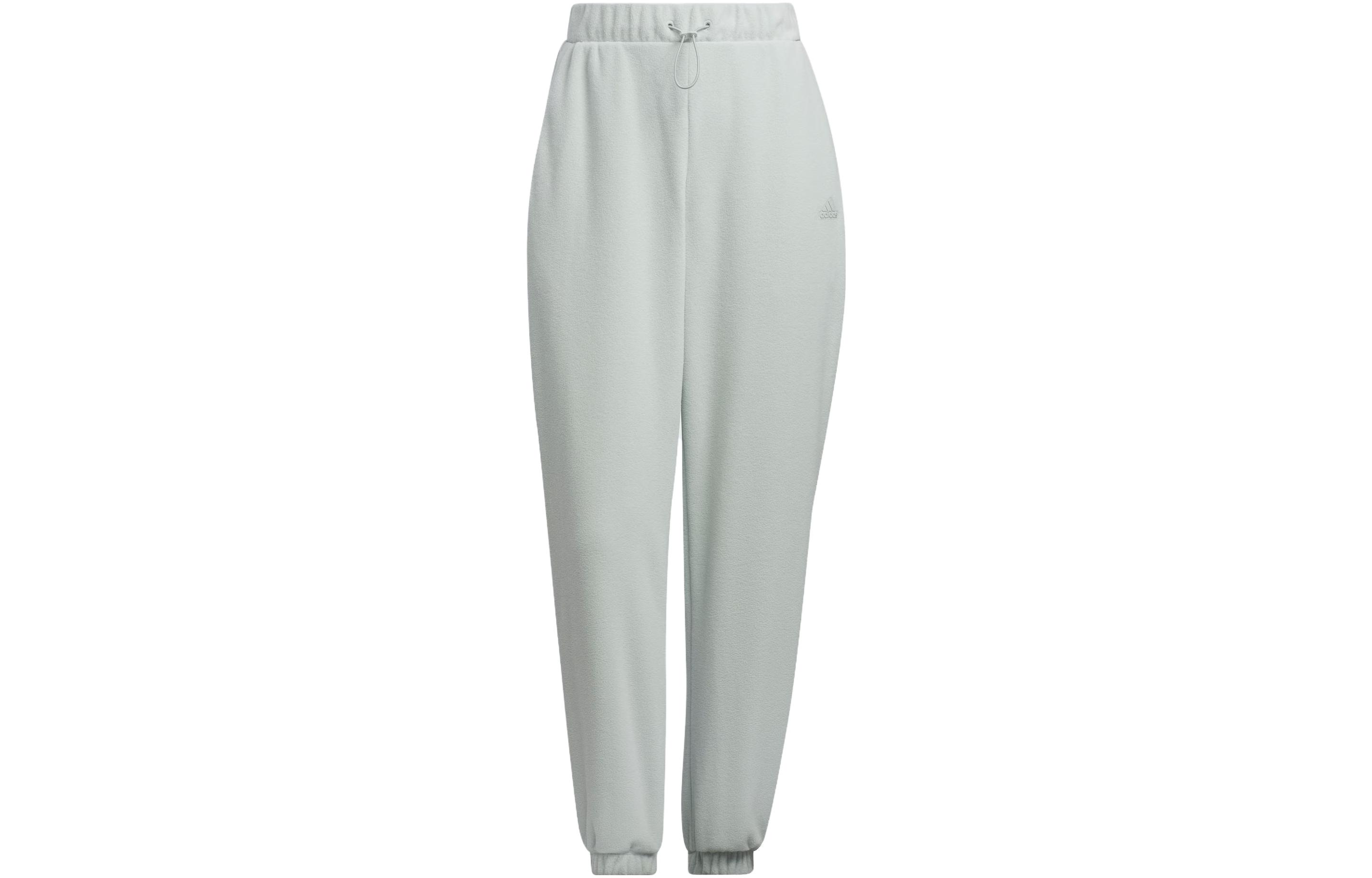 Adidas CITY ESCAPE Knitted Sweatpants Women s Silver Gray Moderate Cuffed Pants IP7039 XL
