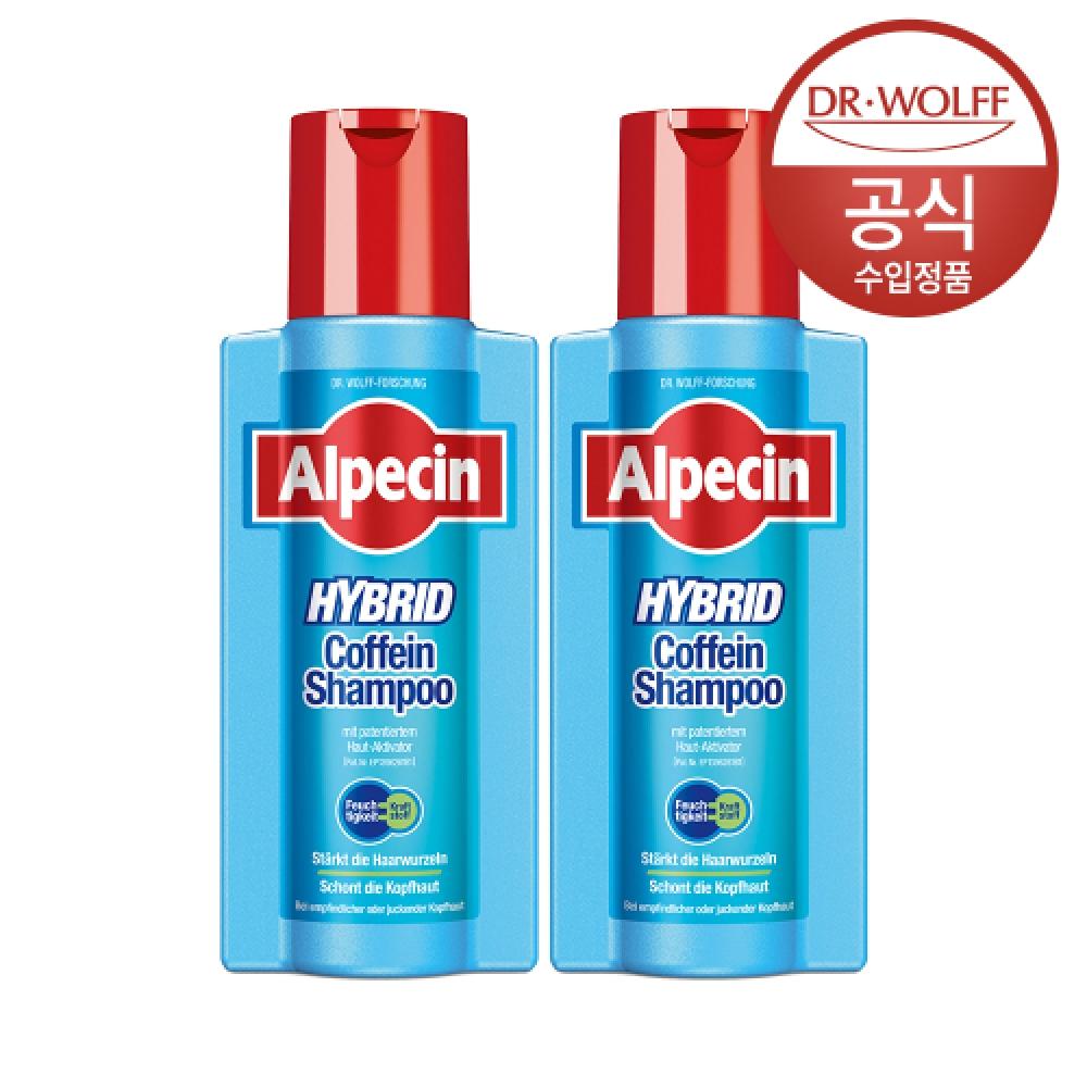 Alpecin Alpecin Hybrid Caffeine Shampoo For Dry Scalp 250ml X 2 NONE