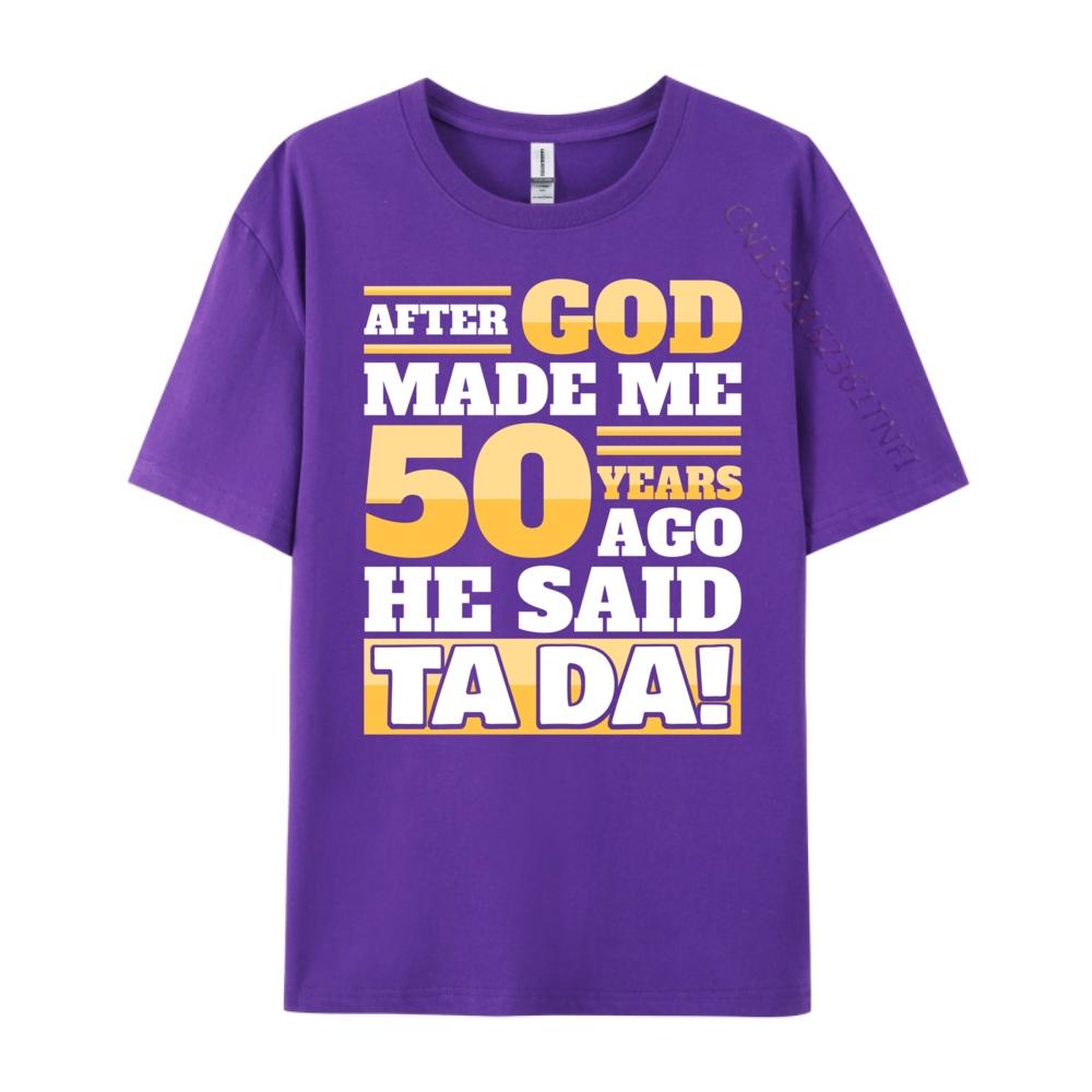 Funny 50th Birthday 50 Years Mens Shirts Graphic Tee Camiseta Masculina Chinese Style