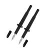 2pc 4mm Accuracy Test Clients Laboratory Grade Instrument Probes Counter Aging PVC Construction for Multimeters