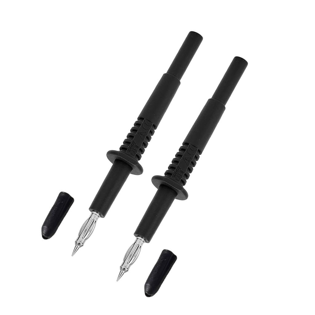 2pc 4mm Accuracy Test Clients Laboratory Grade Instrument Probes Counter Aging PVC Construction for Multimeters