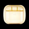 VISIONS Heat-Resistant Glass Divided Meal Plate